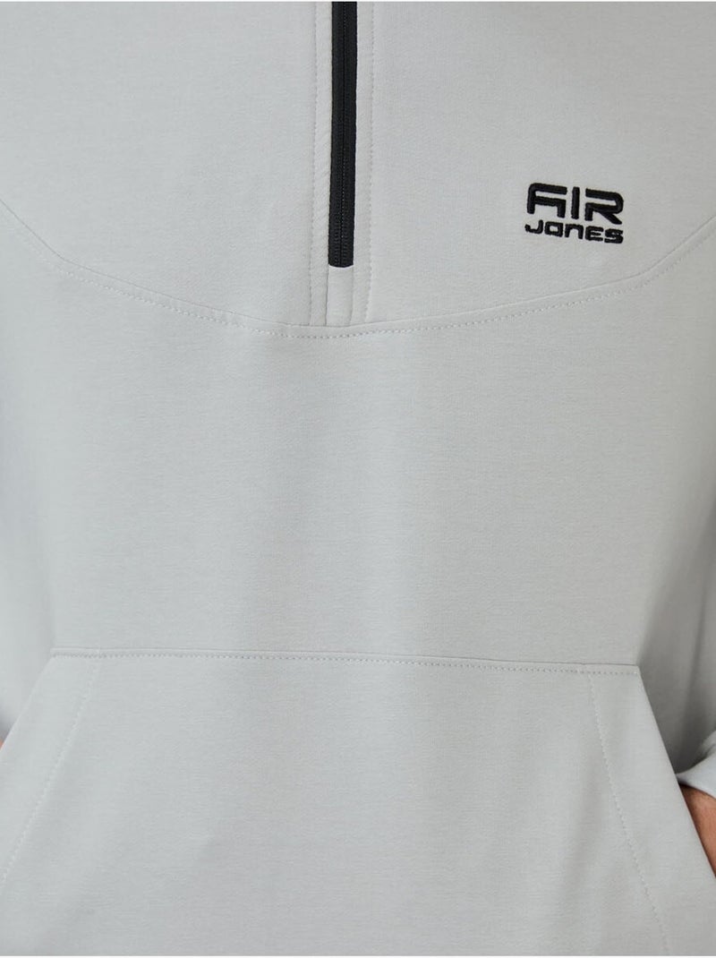 Ensemble homme sweat et pantalon à fermeture éclair tommy Gris clair - Kiabi