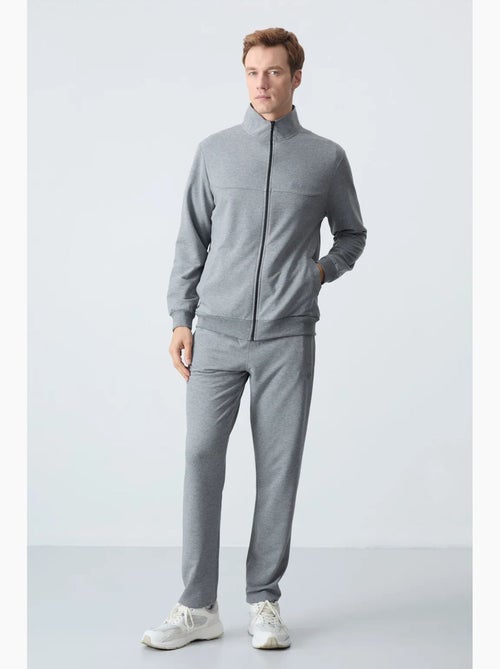 Ensemble homme sweat et pantalon à fermeture éclair tommy - Kiabi