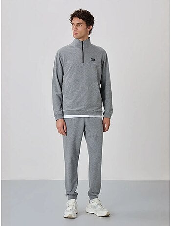 Ensemble homme sweat et pantalon à fermeture éclair tommy
