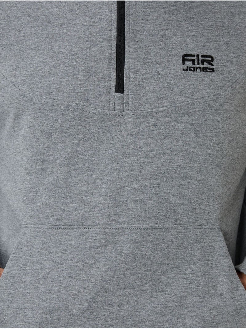 Ensemble homme sweat et pantalon à fermeture éclair tommy Gris - Kiabi