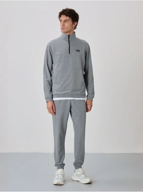 Ensemble homme sweat et pantalon à fermeture éclair tommy - Kiabi