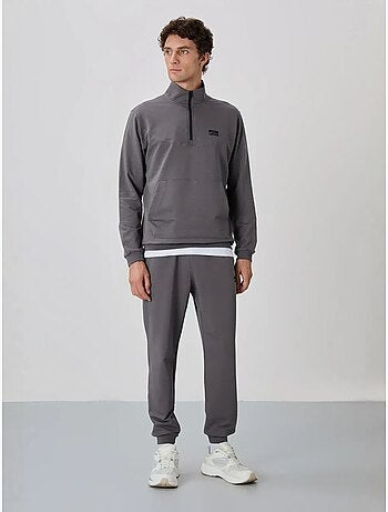 Ensemble homme sweat et pantalon à fermeture éclair tommy