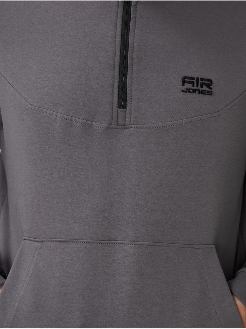Ensemble homme sweat et pantalon à fermeture éclair tommy Gris Noir - Kiabi