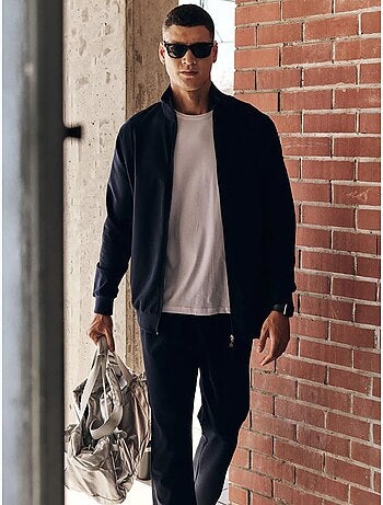 Ensemble homme sweat et pantalon à fermeture éclair tommy