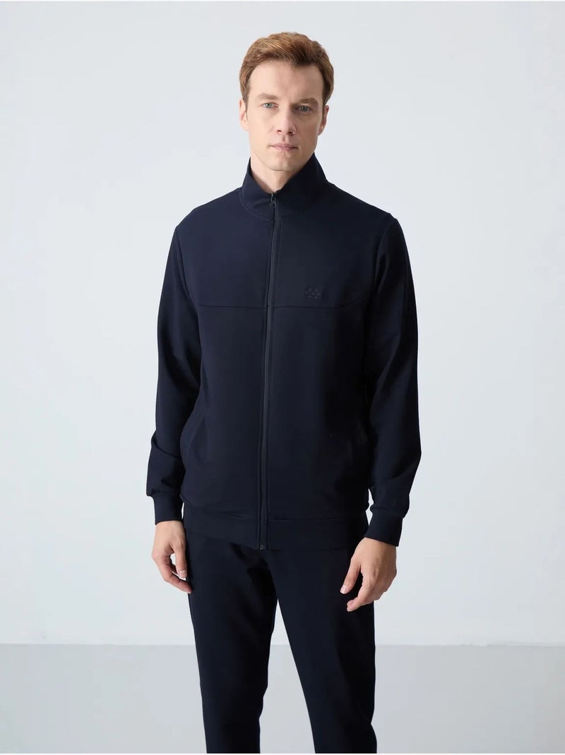 Ensemble homme sweat et pantalon à fermeture éclair tommy Noir - Kiabi