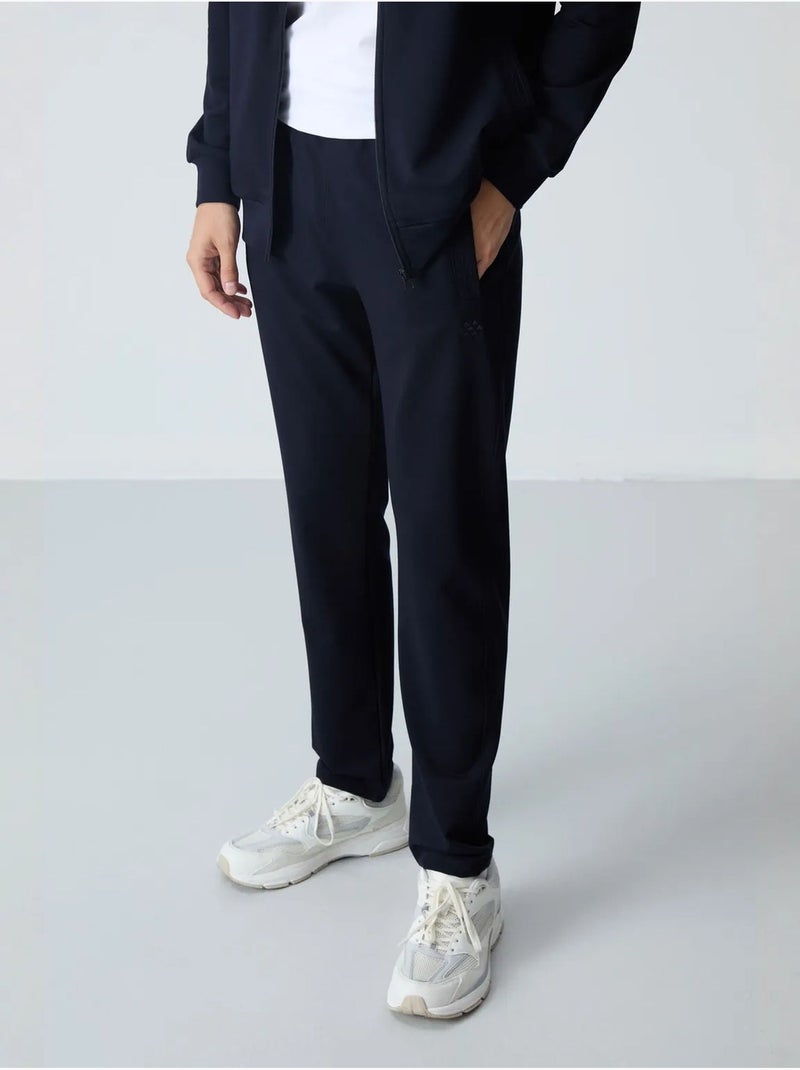 Ensemble homme sweat et pantalon à fermeture éclair tommy Noir - Kiabi