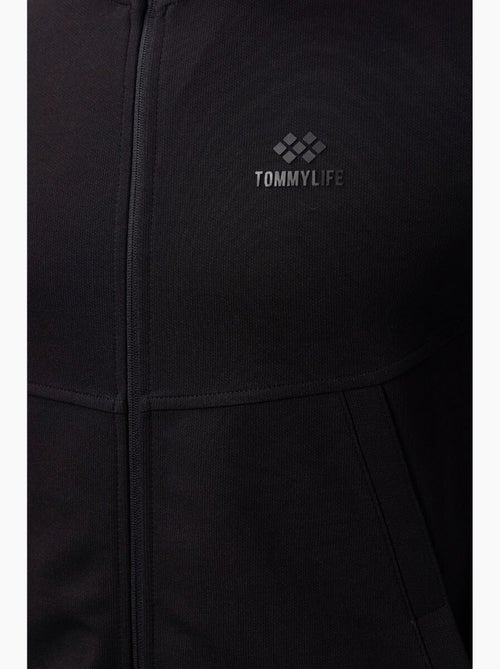 Ensemble homme sweat et pantalon à fermeture éclair tommy - Kiabi Ensemble homme sweat et pantalon à fermeture éclair tommy - Kiabi
