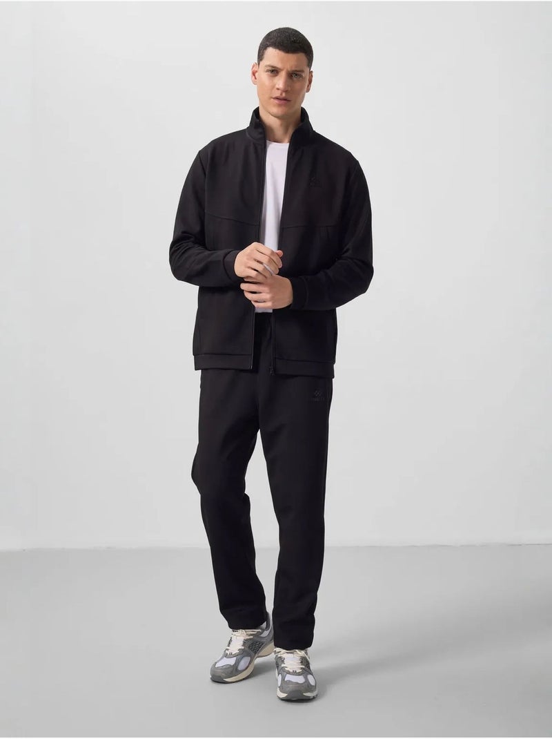 Ensemble homme sweat et pantalon à fermeture éclair tommy Noir - Kiabi