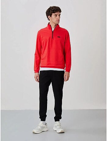 Ensemble homme sweat et pantalon à fermeture éclair tommy