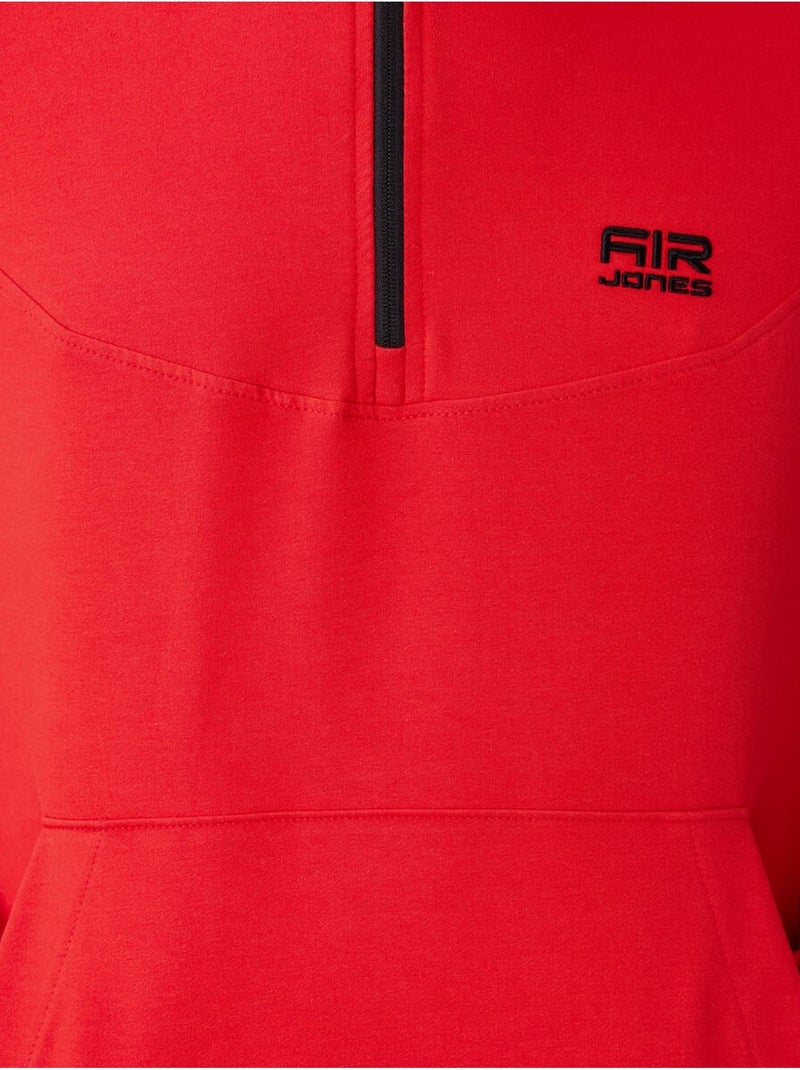 Ensemble homme sweat et pantalon à fermeture éclair tommy Rouge - Kiabi