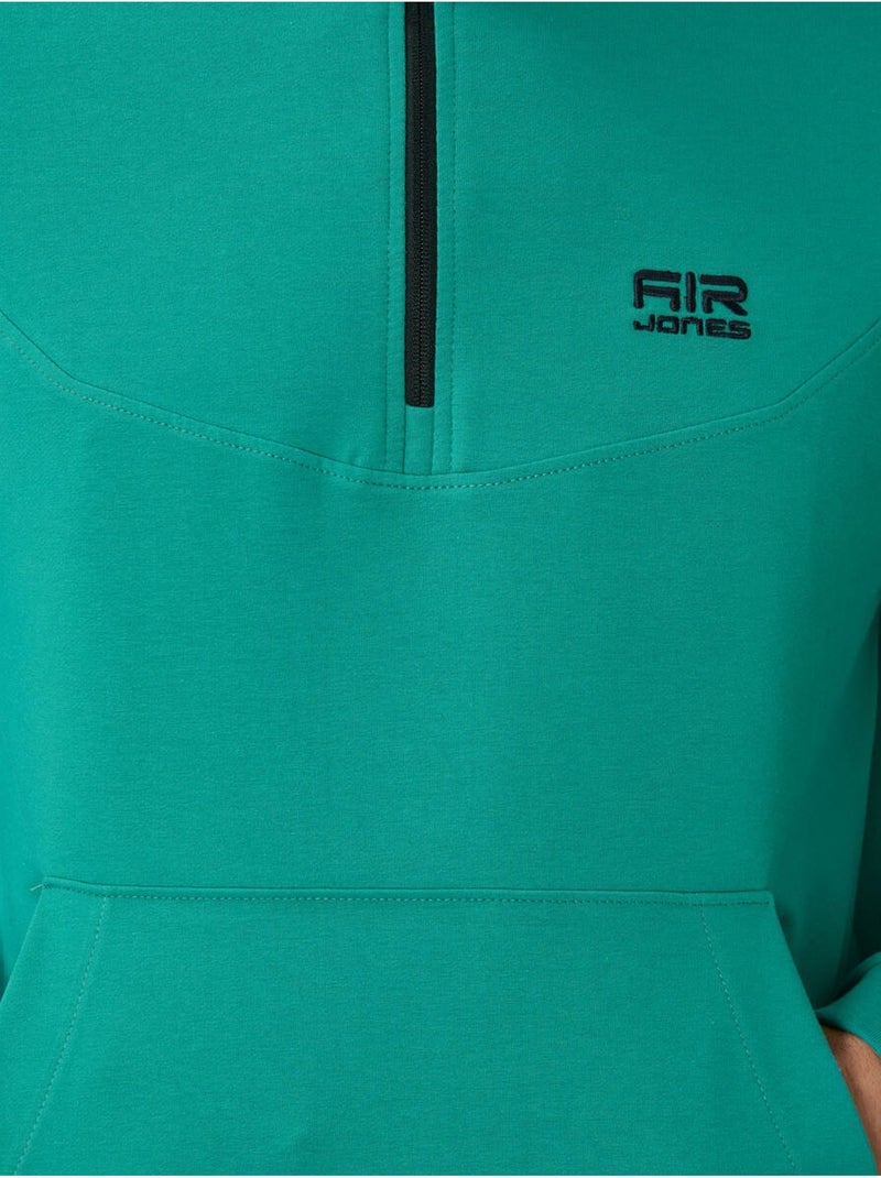 Ensemble homme sweat et pantalon à fermeture éclair tommy Vert - Kiabi