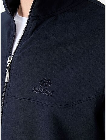 Ensemble homme sweat et pantalon coupe décontractée à col zippé tommy