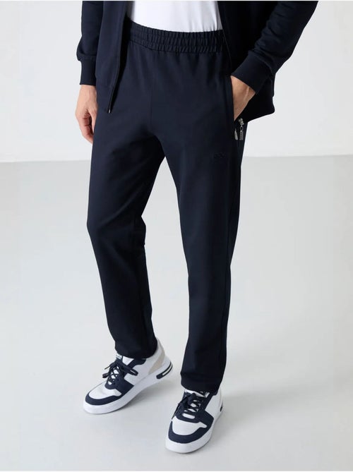 Ensemble homme sweat et pantalon coupe décontractée à col zippé tommy - Kiabi
