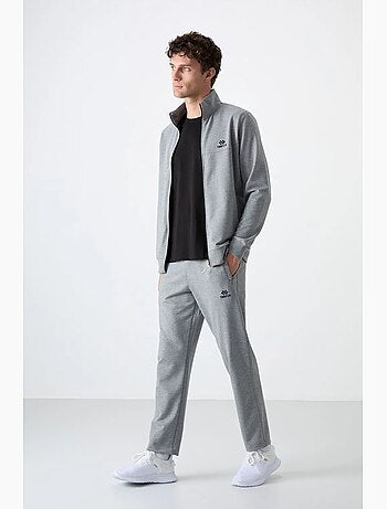 Ensemble homme sweat et pantalon coupe décontractée à col zippé tommy