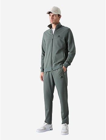 Ensemble homme sweat et pantalon coupe décontractée à col zippé tommy