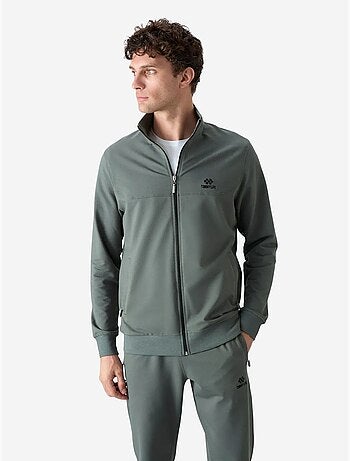 Ensemble homme sweat et pantalon coupe décontractée à col zippé tommy