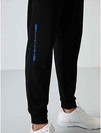 Ensemble homme sweat et pantalon en maille côtelée tommy
