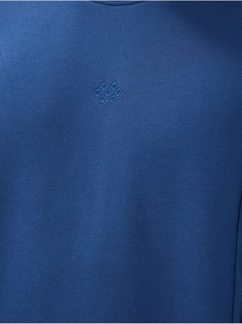 Ensemble homme sweat et pantalon en molleton coton mélangé tommy Bleu - Kiabi
