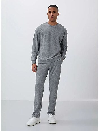Ensemble homme sweat et pantalon en molleton coton mélangé tommy