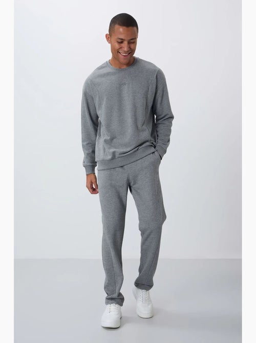 Ensemble homme sweat et pantalon en molleton coton mélangé tommy - Kiabi Ensemble homme sweat et pantalon en molleton coton mélangé tommy - Kiabi