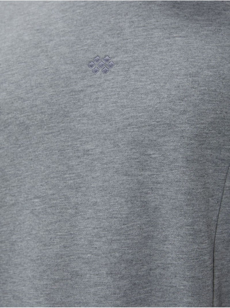Ensemble homme sweat et pantalon en molleton coton mélangé tommy Gris - Kiabi