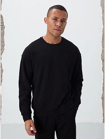 Ensemble homme sweat et pantalon en molleton coton mélangé tommy