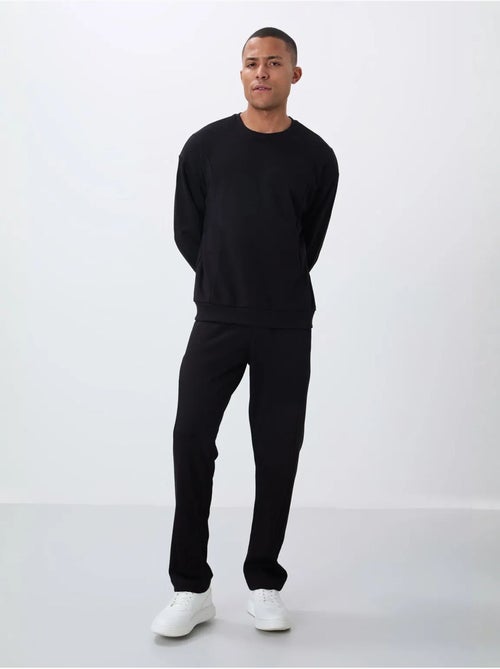 Ensemble homme sweat et pantalon en molleton coton mélangé tommy - Kiabi Ensemble homme sweat et pantalon en molleton coton mélangé tommy - Kiabi