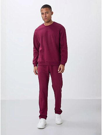 Ensemble homme sweat et pantalon en molleton coton mélangé tommy