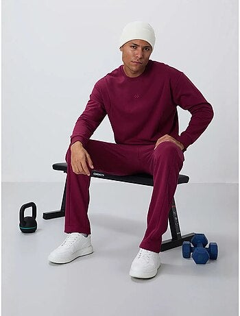 Ensemble homme sweat et pantalon en molleton coton mélangé tommy