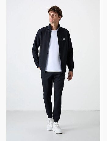 Ensemble homme sweat et pantalon en molleton tommy