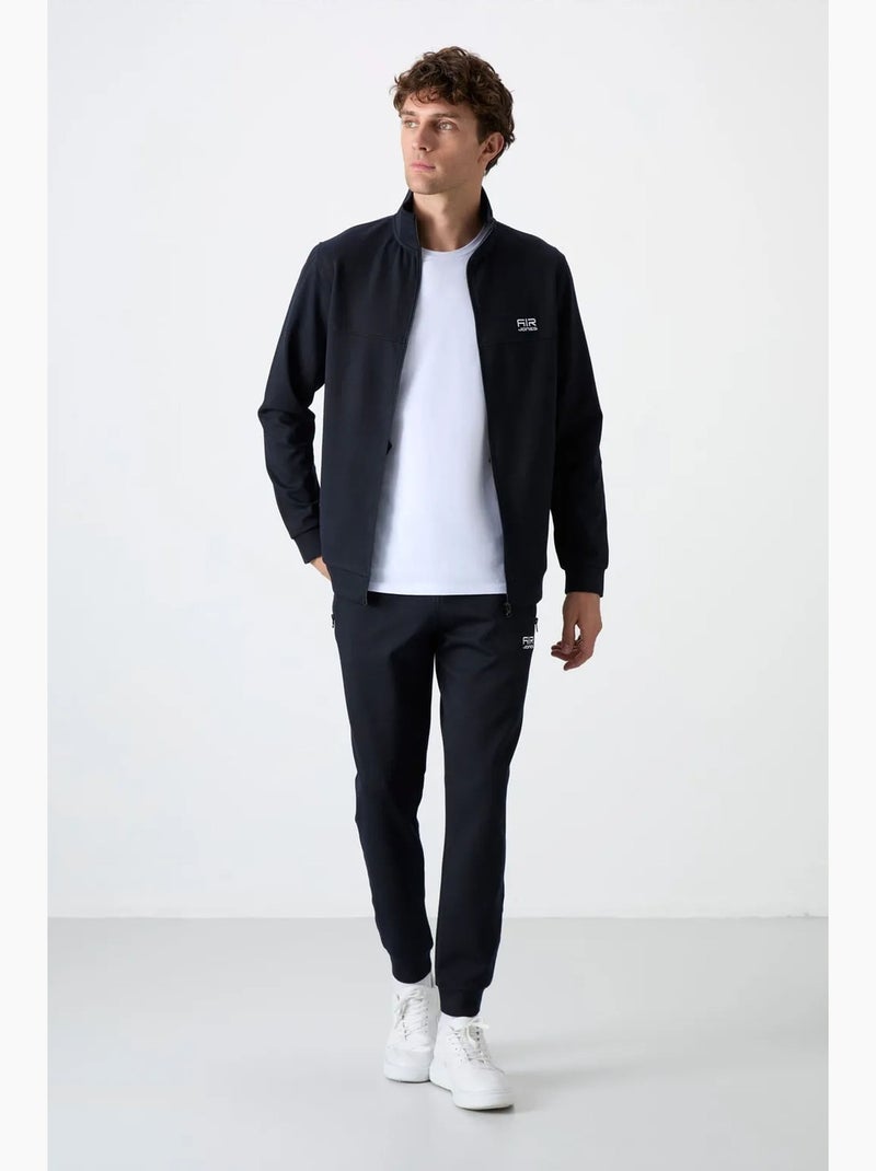 Ensemble homme sweat et pantalon en molleton tommy Bleu lagon - Kiabi