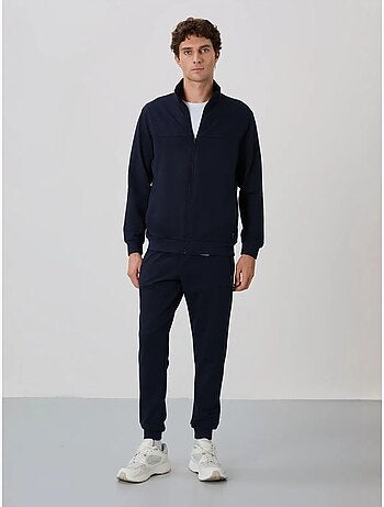 Ensemble homme sweat et pantalon en molleton tommy