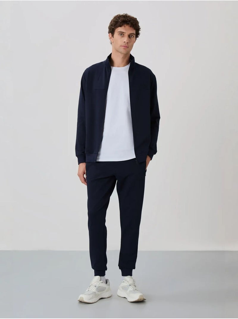 Ensemble homme sweat et pantalon en molleton tommy Bleu marine - Kiabi