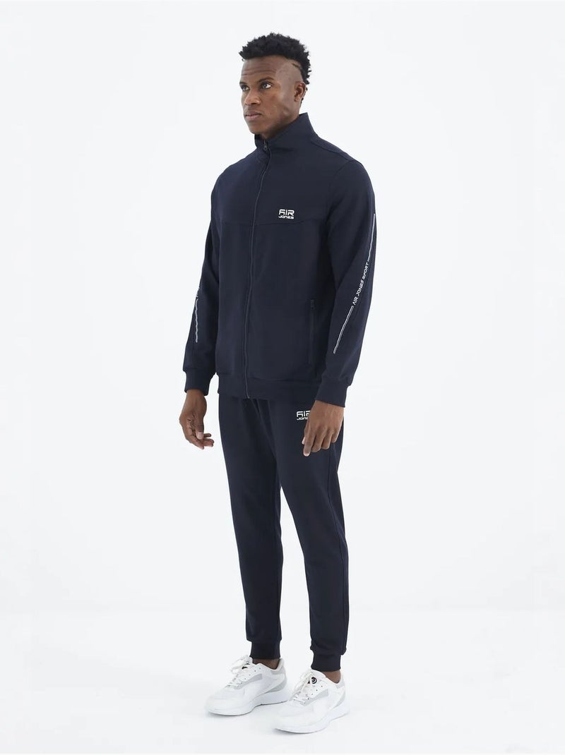 Ensemble homme sweat et pantalon en molleton tommy Bleu marine - Kiabi