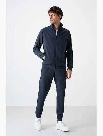 Ensemble homme sweat et pantalon en molleton tommy