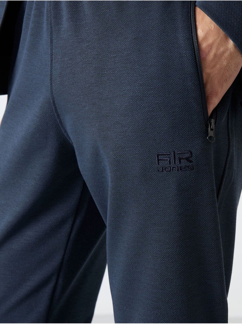 Ensemble homme sweat et pantalon en molleton tommy Bleu marine - Kiabi