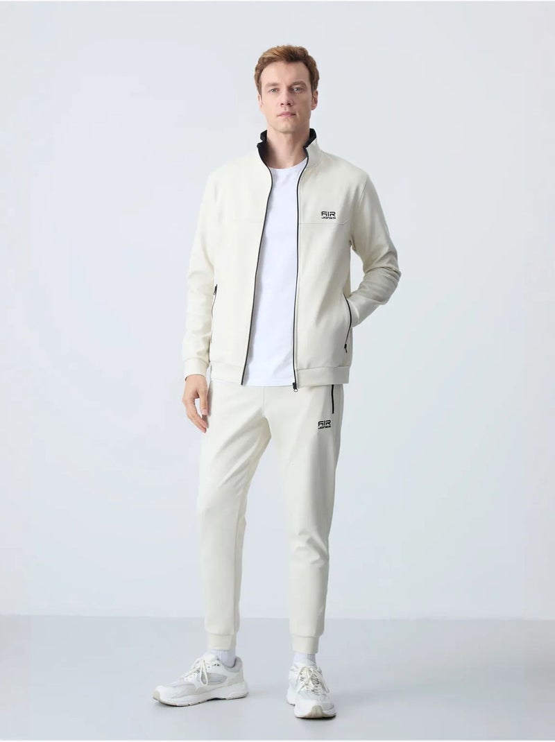 Ensemble homme sweat et pantalon en molleton tommy Crème - Kiabi