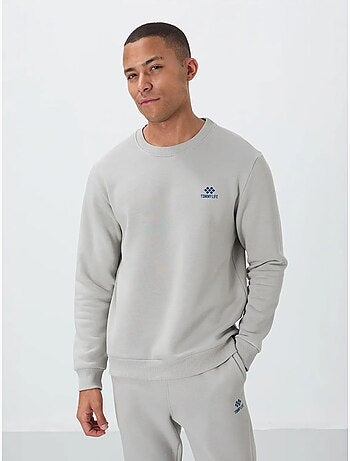 Ensemble homme sweat et pantalon en molleton tommy