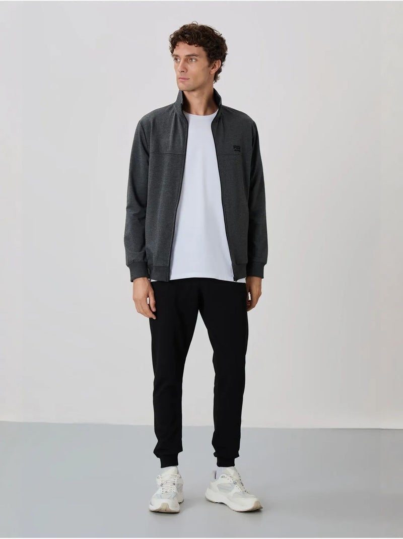 Ensemble homme sweat et pantalon en molleton tommy Gris Noir - Kiabi