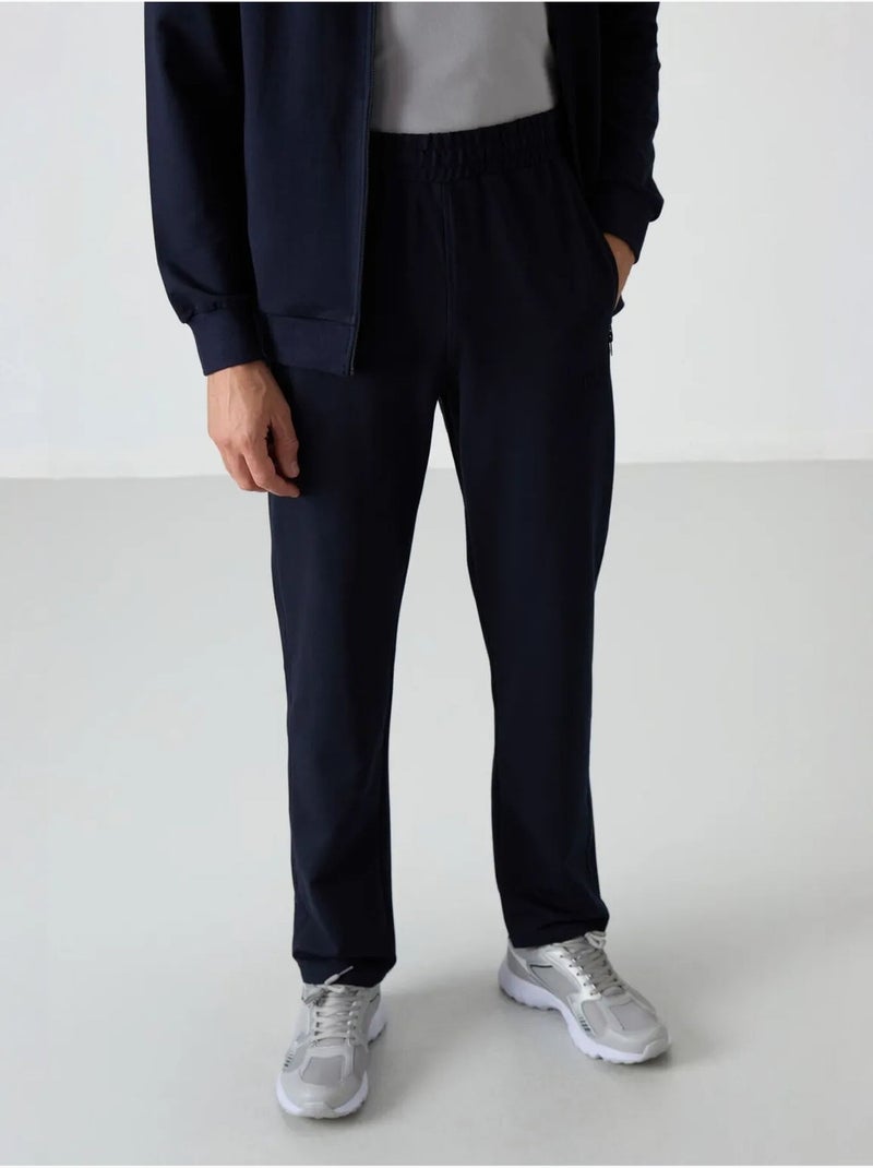 Ensemble homme sweat et pantalon en molleton tricoté tommy Bleu marine - Kiabi