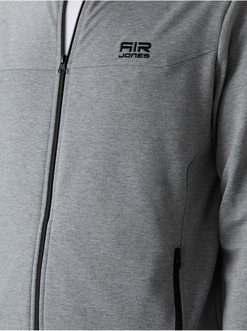 Ensemble homme sweat et pantalon en molleton tricoté tommy Gris - Kiabi