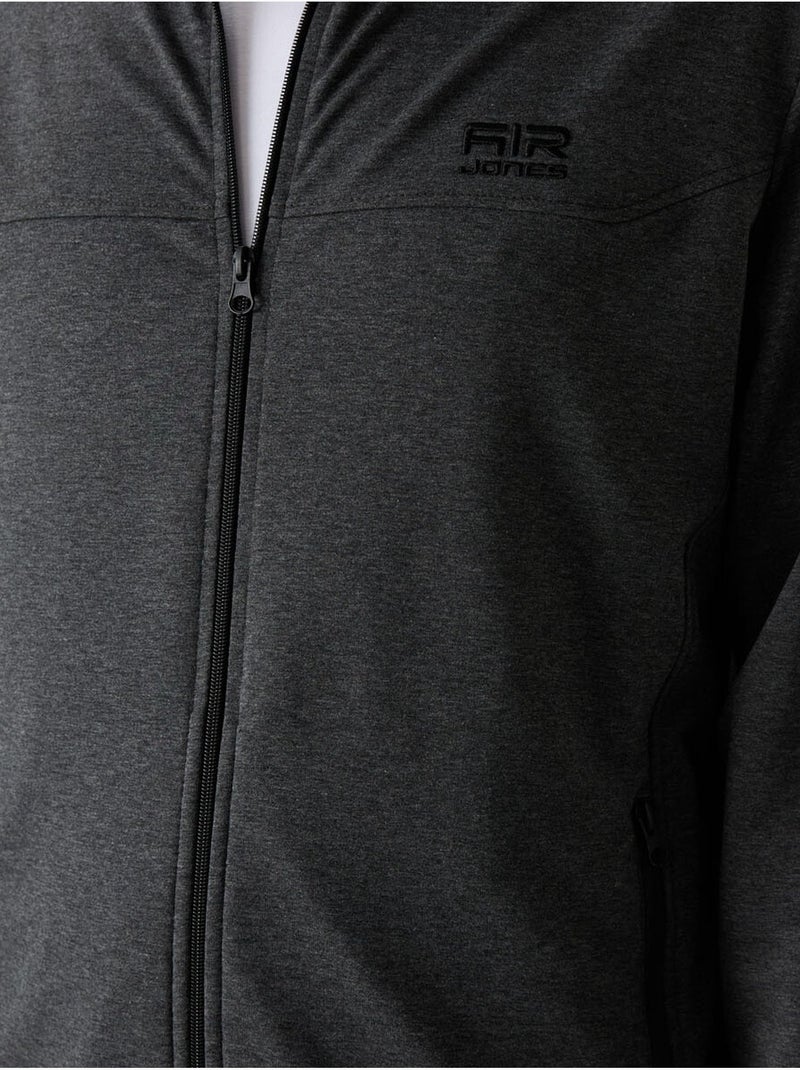 Ensemble homme sweat et pantalon en molleton tricoté tommy Gris Noir - Kiabi