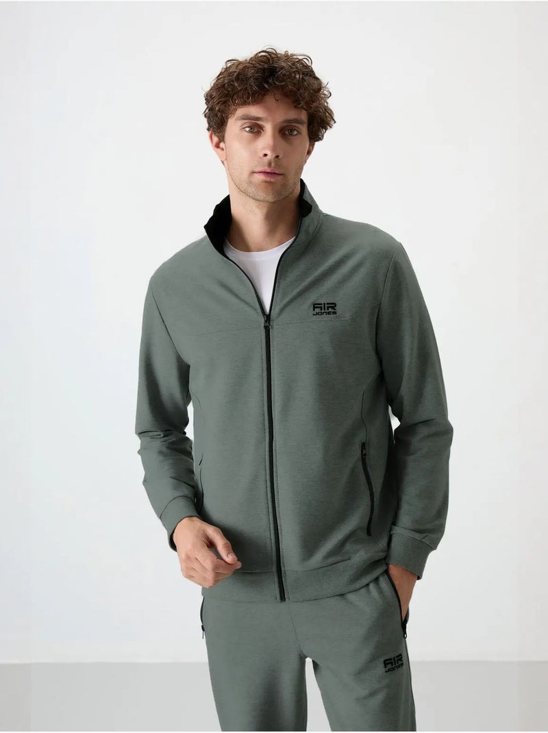 Ensemble homme sweat et pantalon en molleton tricoté tommy Vert - Kiabi