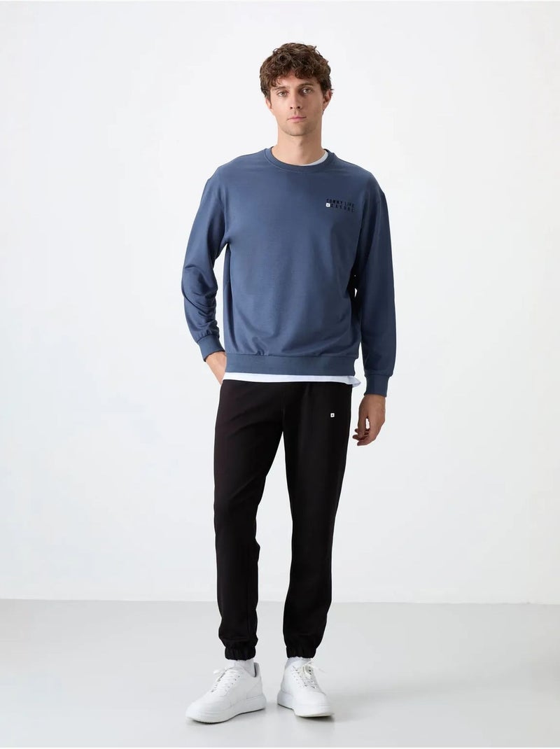 Ensemble homme sweat et pantalon oversize tommy Bleu - Kiabi