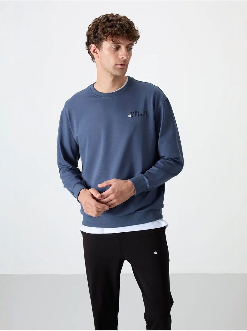 Ensemble homme sweat et pantalon oversize tommy Bleu - Kiabi