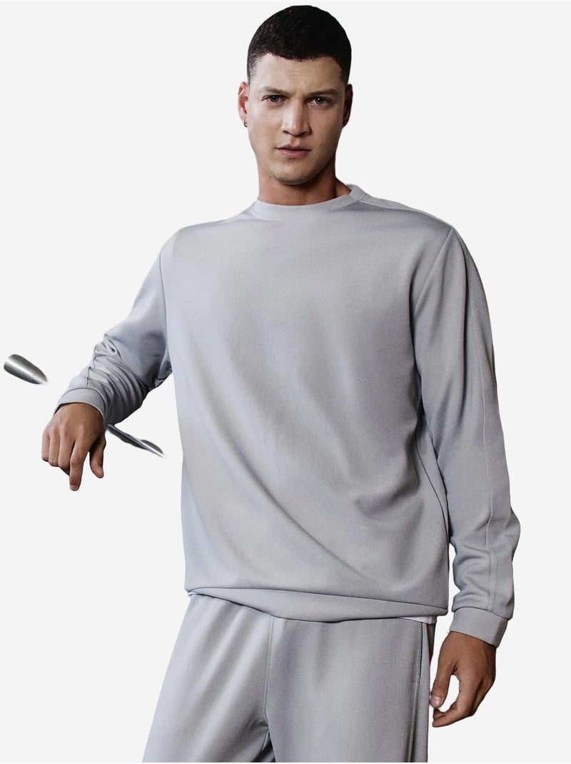 Ensemble homme sweat et pantalon oversize tommy Gris clair - Kiabi