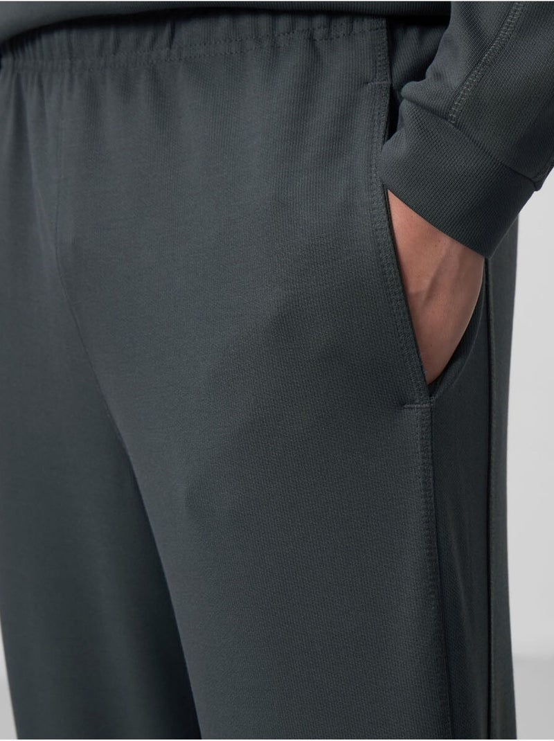 Ensemble homme sweat et pantalon oversize tommy Gris Noir - Kiabi