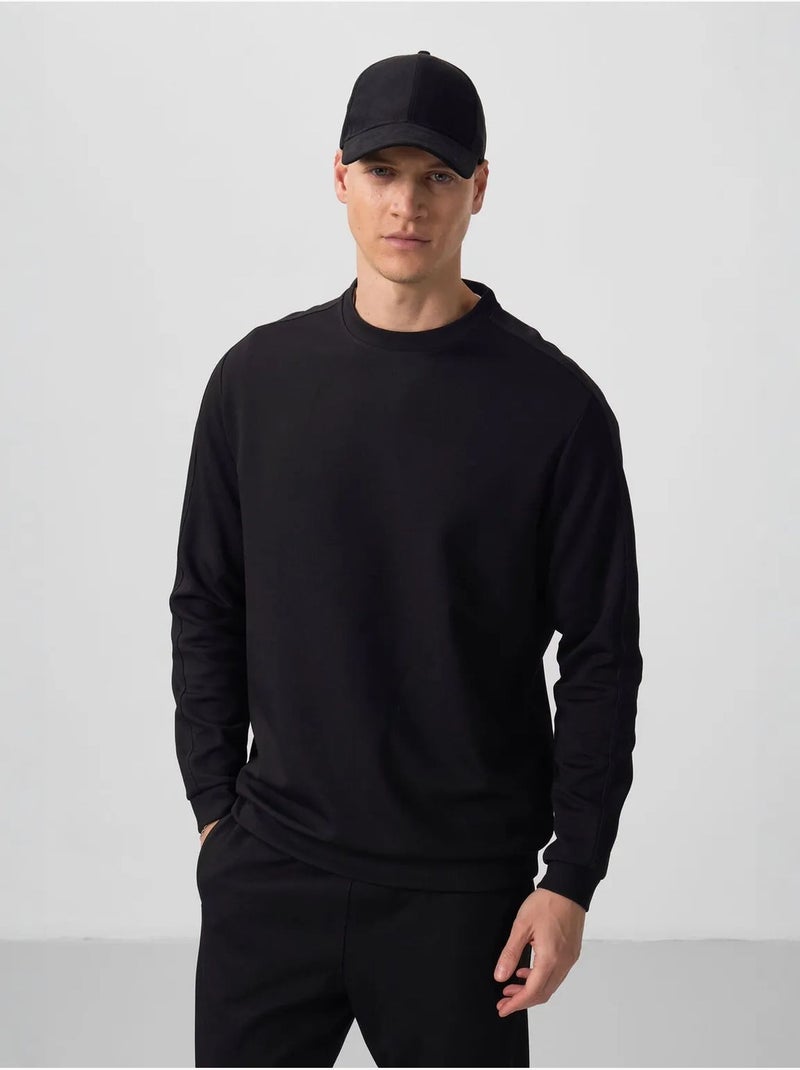Ensemble homme sweat et pantalon oversize tommy Noir - Kiabi