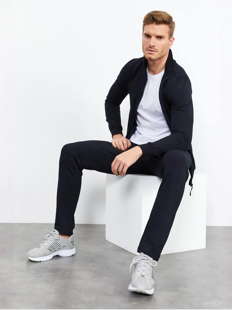 Ensemble homme sweat et pantalon zippés tommy Bleu marine - Kiabi