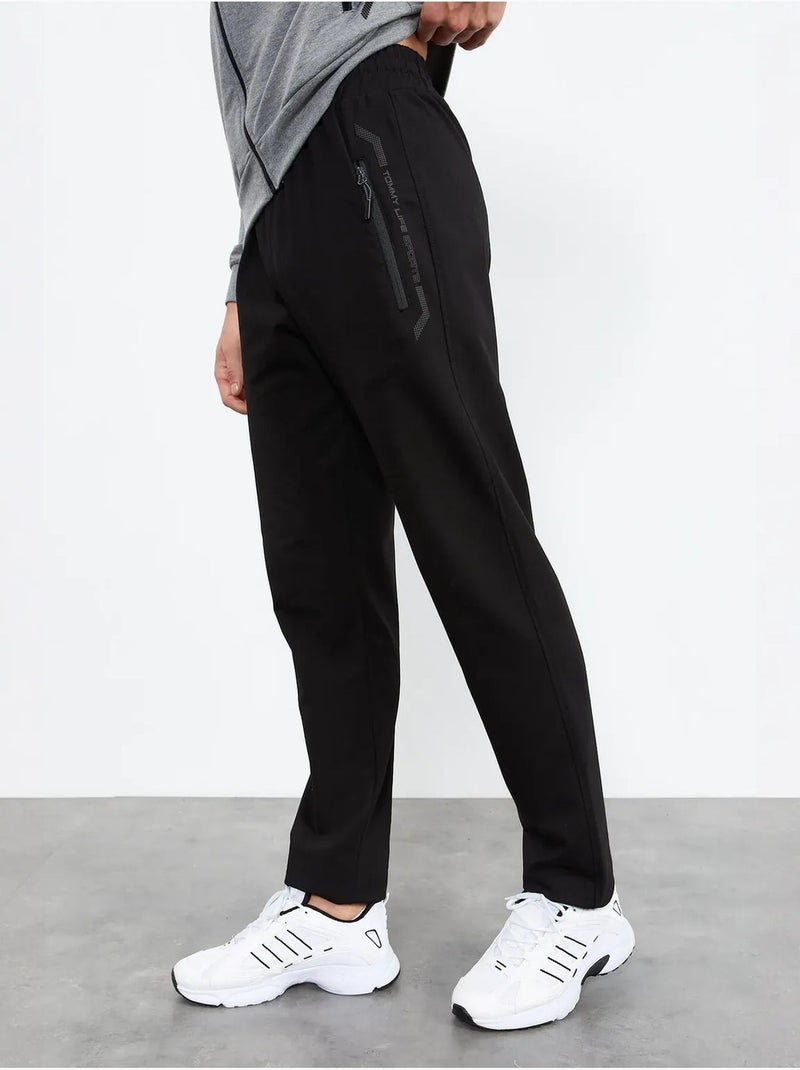 Ensemble homme sweat et pantalon zippés tommy Gris - Kiabi